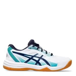 Image of Asics Upcourt 5 Junior Indoor Court Shoes - White