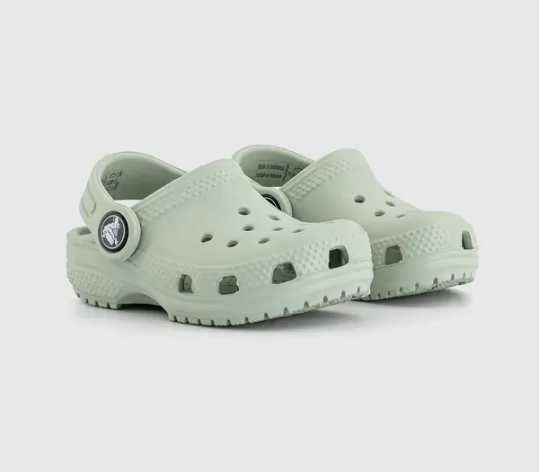 Image of Crocs Kids Classic Toddler Clogs Plaster Green, 5infant