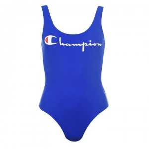 Image of Champion Mid One Piece Swimsuit - Navy