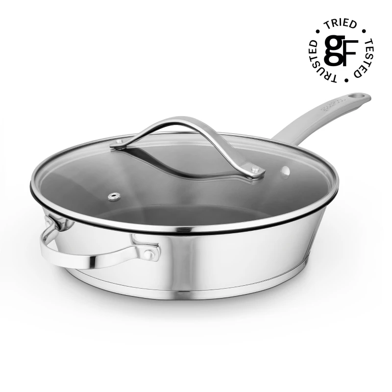 Image of Good Food S/Steel 28cm Multi-Pan with Lid Stainless Steel unisex Medium
