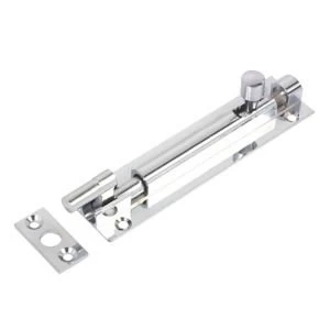 Image of Polished chrome Brass Necked bolt L102mm