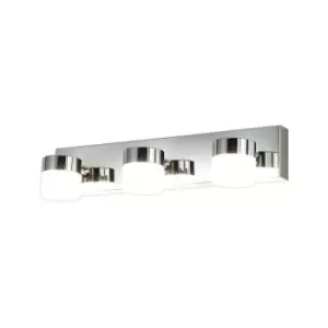 Image of Luminosa Lighting - Bathroom Wall Lamp Triple Adjustable, 3 x 5W LED, 4000K, 1275lm, IP44, Polished Chrome