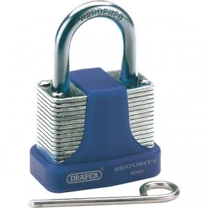 Image of Draper Laminated Steel Combination Padlock 42mm Standard
