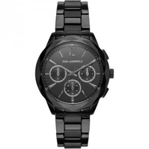 Image of Ladies Karl Lagerfeld Optik Chronograph Watch