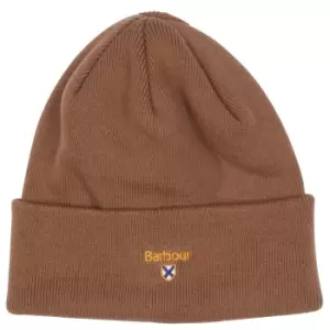 Image of Barbour Mens Swinton Ivy Beanie Camel One Size