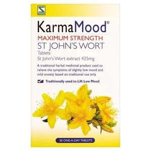Image of KarmaMood Maximum Strength St Johns Wort tablets 425mg
