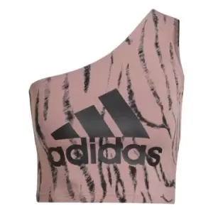 Image of adidas Future Icons Animal Print Tank Top Womens - Purple