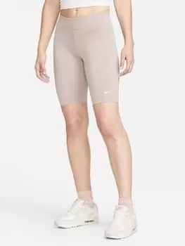 Image of Nike Nsw Essential Bike Short - Dark Beige, Dark Beige Size M Women