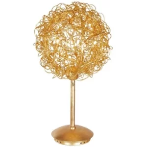 Image of Linea Verdace Fairy-Tale 6 Light Globe Table Lamp Gold