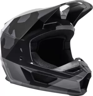 Image of FOX V1 BNKR Motocross Helmet, black, Size S, black, Size S