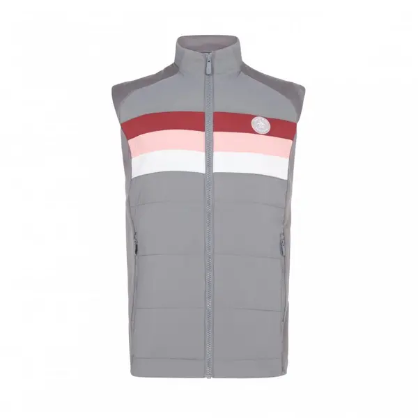 Image of Original PENGUIN Insul Mixed Media 70s Vest QUIET SHADE - S