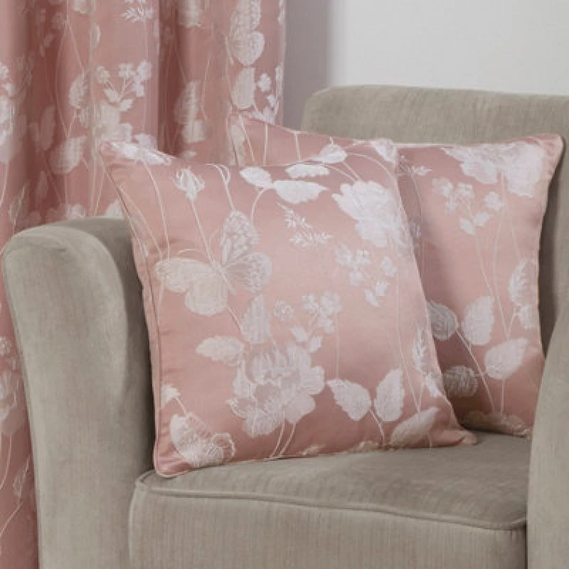 Image of Meadow Cushion Cover In Blush Pink