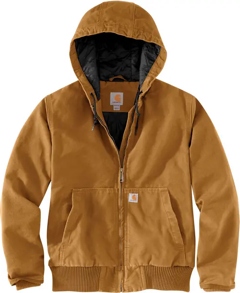 Image of Carhartt Washed Duck Active Ladies Jacket, brown, Size S for Women