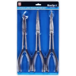 Image of BlueSpot 08185 3 Piece Long Reach Plier Set