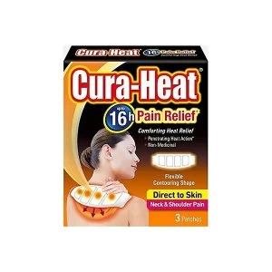 Image of Cura-Heat Direct To Skin Neck & Shoulder Pain - 3 Patches