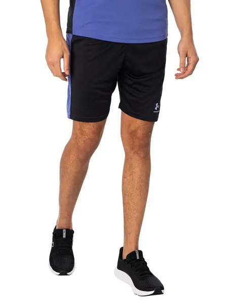 Image of Under Armour Challenger Knit Shorts Black/Celeste L