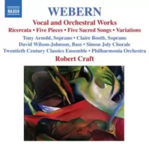 Image of Anton Webern - Anton Webern: Vocal and Orchestral Works CD Album - Used