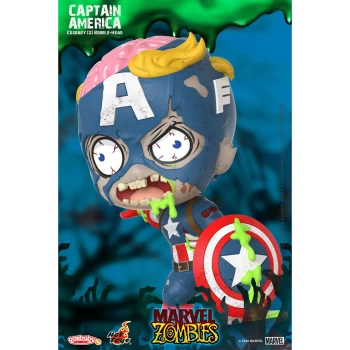Image of Hot Toys Cosbaby Marvel Comics [Size S] - Marvel Zombies: Captain America