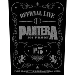 Image of Pantera - 101 Proof Back Patch