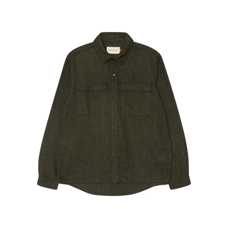Image of Revolution Overshirt Revolution Utility Overshirt Vert Male S