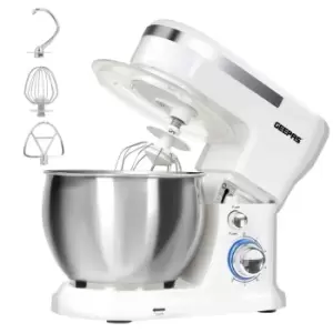 Image of Geepas GSM43047UK 5L 1000W Food Stand Mixer - White