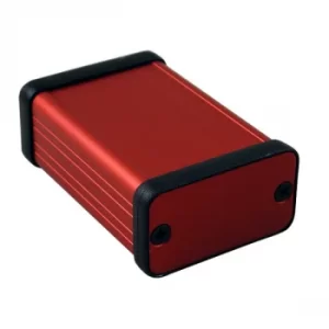 Image of Hammond 1455D601RD Extruded Aluminium Enclosure 60 x 45 x 25mm Red