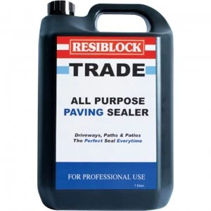 Image of Everbuild Resiblock Trade All Purpose Paving Sealer 5l