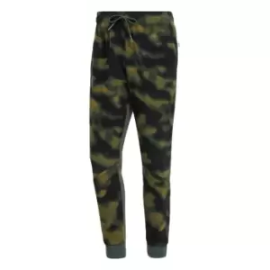 Image of adidas Polar Fleece Nature Print Joggers Mens - Orbit Green / Green Oxide