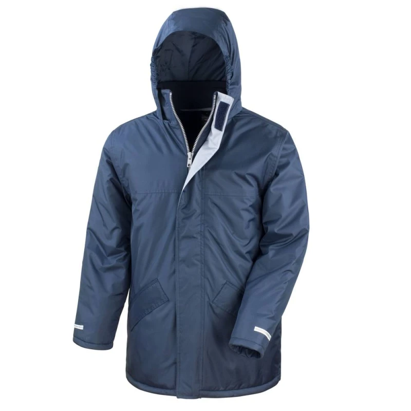 Image of Result Core Mens Winter Parka in Navy Size: XS Navy Male XS