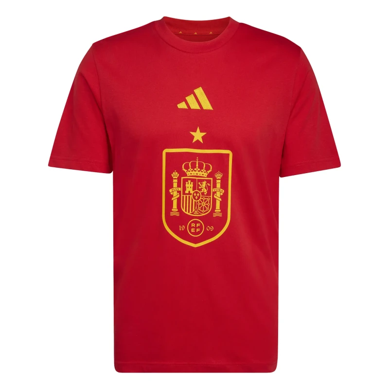 Image of Adidas Spain T-Shirt DNA Graphic Coupe du Monde 2026 Rouge Male 2XL