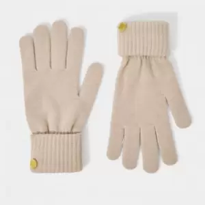 Image of Light Taupe Knitted Gloves KLS453