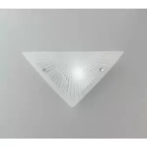 Image of Applique murale Iside Verre blanc 1 ampoule cm