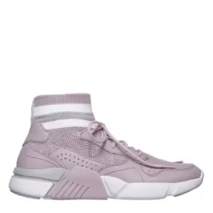 Image of Skechers Block Trainers Ladies - Purple