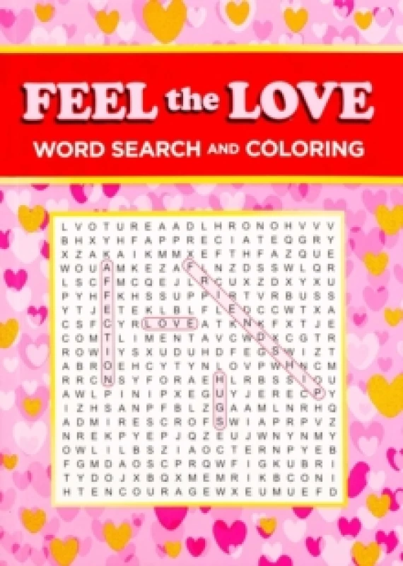 Image of Feel the Love Word Search and Coloring Paperback / softback