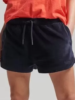 Image of Superdry Vintage Jersey Racer Short - Blue Size 10, Women