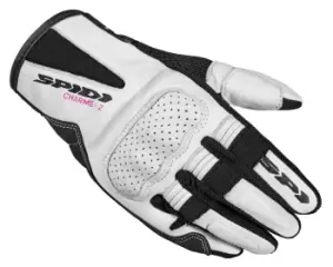 Image of Spidi Charme 2 Black White Motorcycle Gloves L