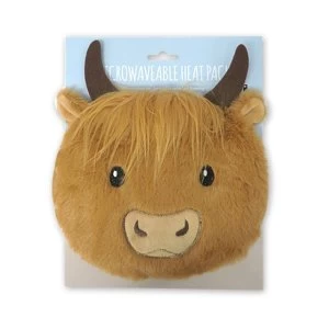 Image of Microwavable Highland Coo Round Cow Heat Pack