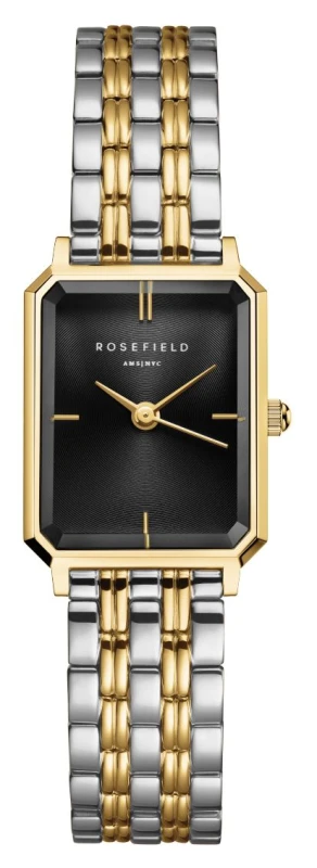 Image of Rosefield OBDSG-O88 Octagon XS (19.5mm) Black Dial / Two- Watch