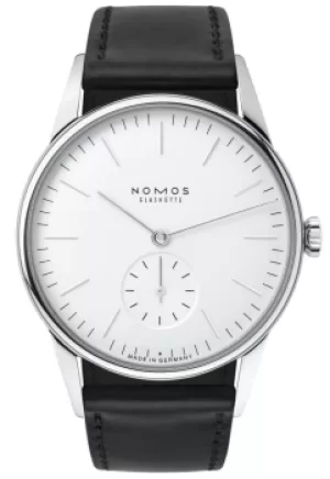 Image of Nomos Glashutte Watch Orion White Steel Back