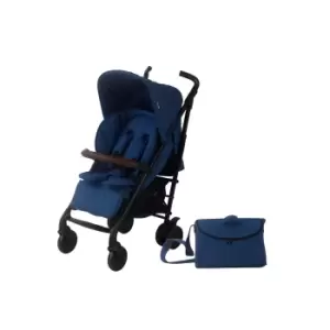 Image of My Babiie Quilted Navy Melange Lightweight Stroller
