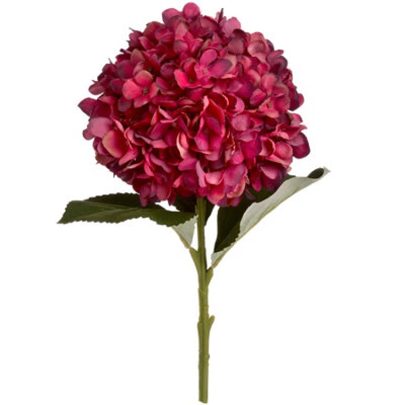 Image of Hill Interiors Artificial Autumn Hydrangea Ruby (One Size)