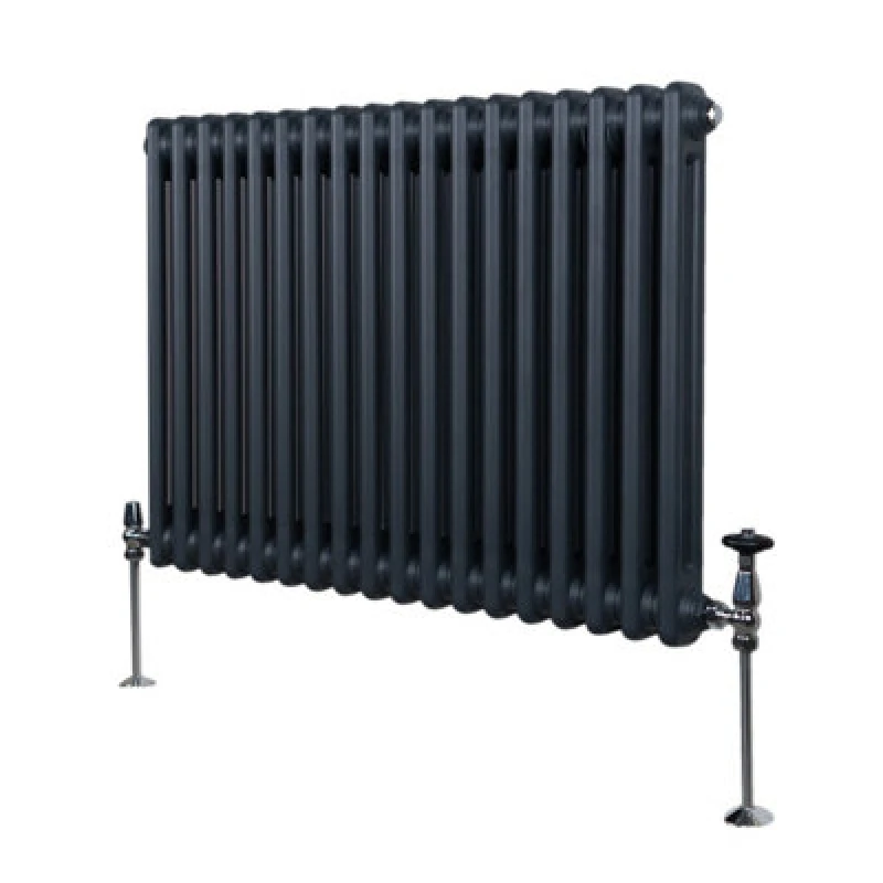 Image of Monstershop Traditional 2 Column Radiator - 600 X 832Mm - Anthracite Grey 213052