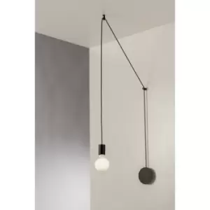 Image of 25-fan Europe - Plafonnier Habitat Metal Noir 1 ampoule cm