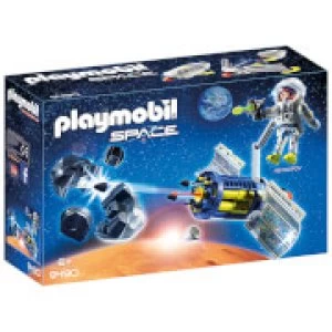 Image of Playmobil Space Satellite Meteoroid Laser with Working Cannon (9490)