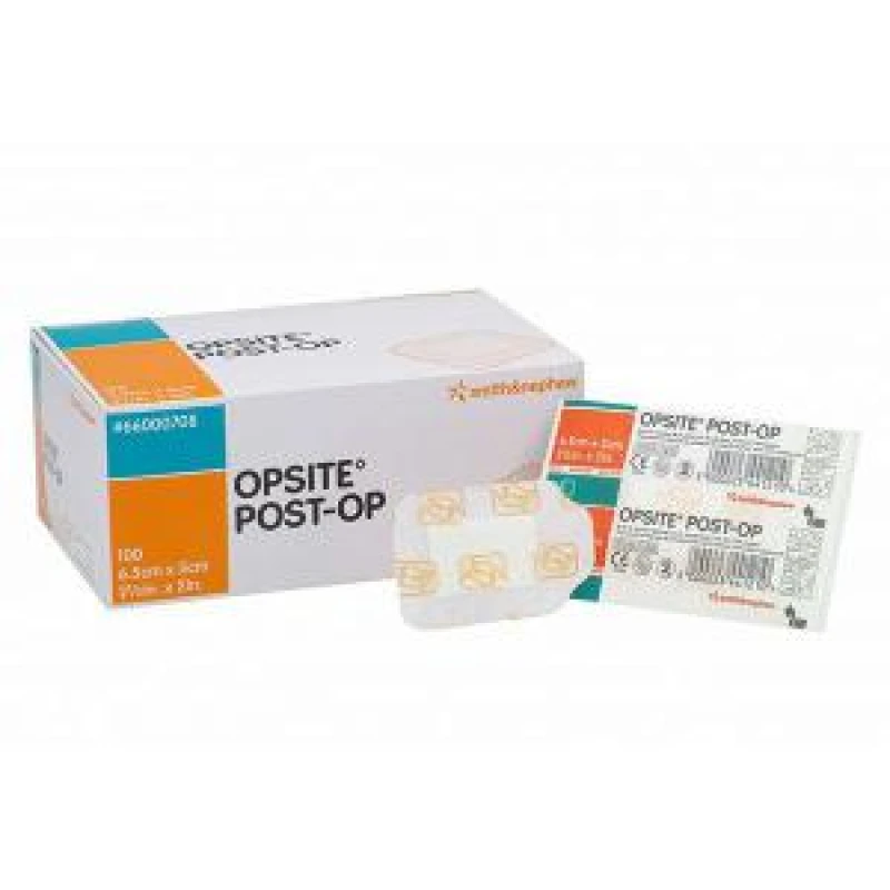 Image of Click Medical OPSITE POST-OP ABSORBENT DRESSING 6.5 X 5CM Box 100 BESWCM1686