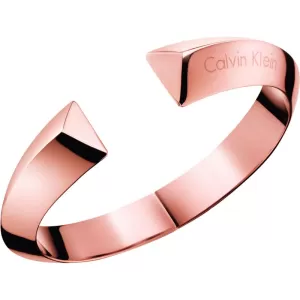 Image of Ladies Calvin Klein PVD rose plating Small Shape Bangle KJ4TPD10010S