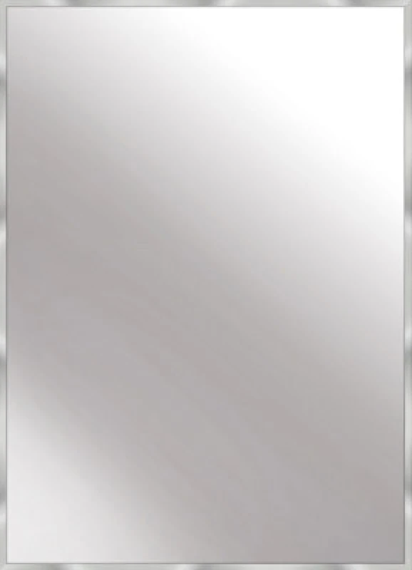 Image of Nielsen Arlott Aluminium Rectangular Wall Mirror, Silver, 50 X 70Cm