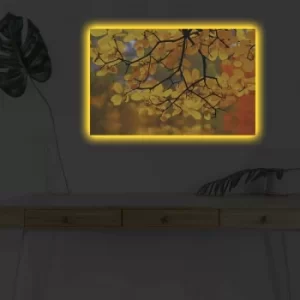 Image of 4570DHDACT-044 Multicolor Decorative LED Lighted Canvas Painting