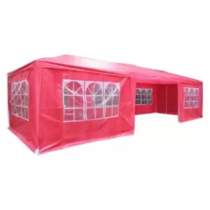 Image of Airwave Party Tent 9x3 Red Garden & Outdoor