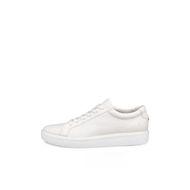Image of Ecco Soft 60 Leather Womens Lace Up Shoes - White - Size:UK 5-5.5